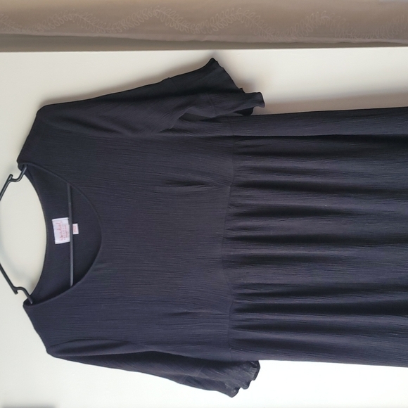 Isabel Maternity by Ingrid & Isabel Black Dress Midi Size Small - Picture 5 of 9